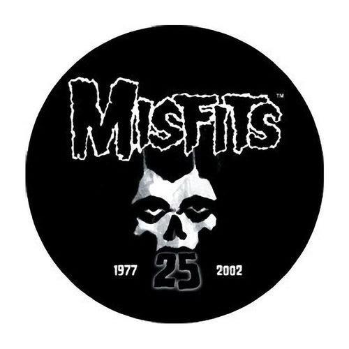 The Misfits 25 Year Skull Of Fear Button
