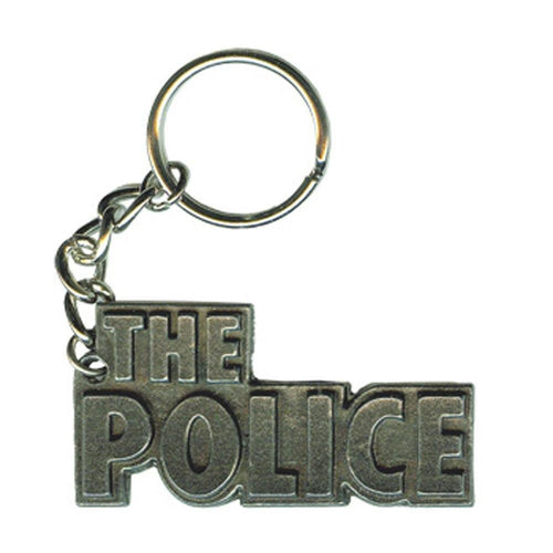 The Police Logo Metal Keychain