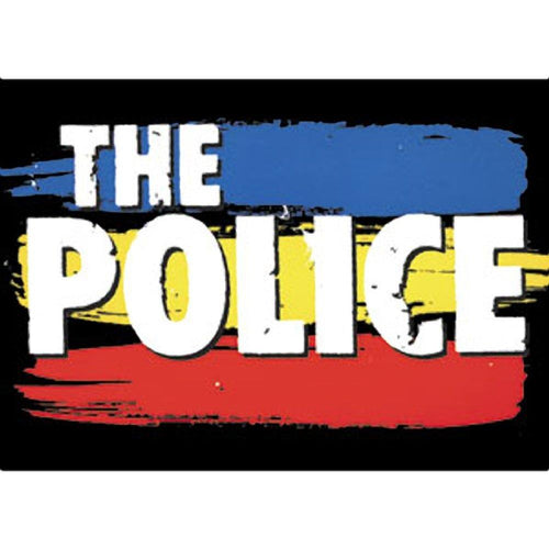 The Police Striped Logo Magnet