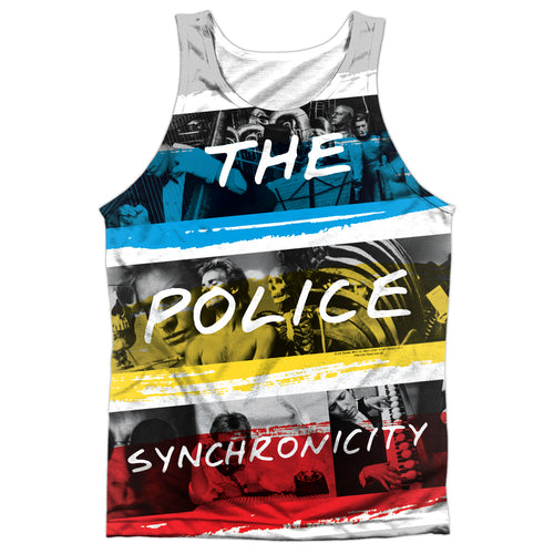 The Police Synchronicity Men's Regular Fit 100% Polyester Tank Top