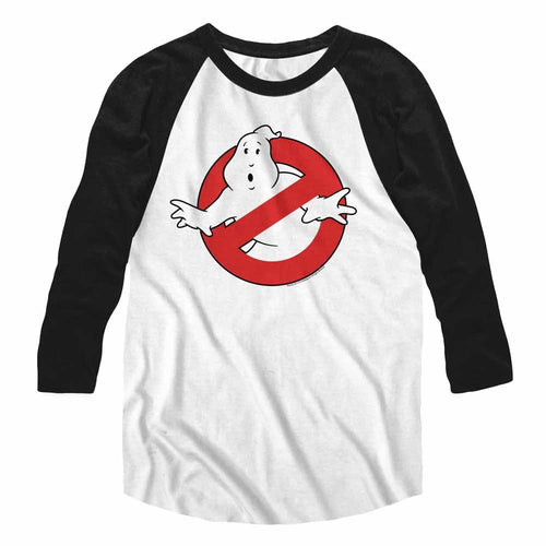 The Real Ghostbusters Special Order Symbol Adult 3/4 Sleeve Raglan