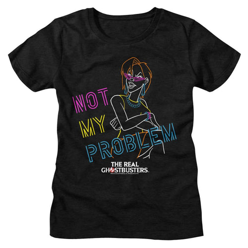 The Real Ghostbusters Special Order RGB Not My Problem Ladies Short-Sleeve T-Shirt