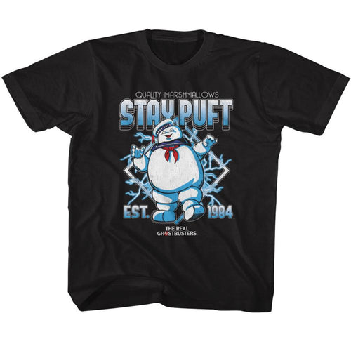 The Real Ghostbusters Stay Puft Electricity Toddler Short-Sleeve T-Shirt