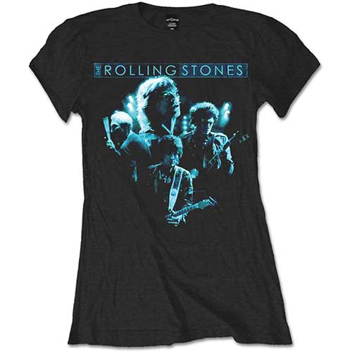 The Rolling Stones Band Glow Ladies T-Shirt - Special Order