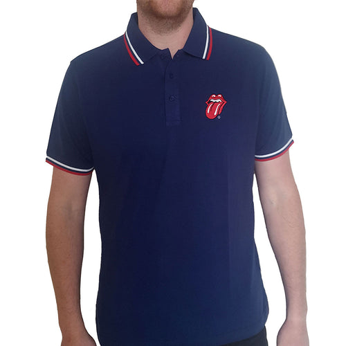 The Rolling Stones Classic Tongue Unisex Polo Shirt - Special Order