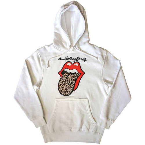 The Rolling Stones Leopard Tongue Unisex Pullover Hoodie
