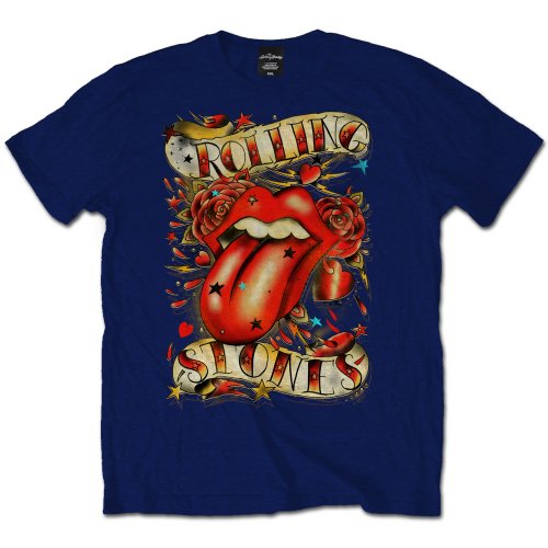 The Rolling Stones Tongue & Stars Unisex T-Shirt - Special Order