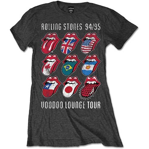 The Rolling Stones Voodoo Lounge Tongues Ladies T-Shirt - Special Order