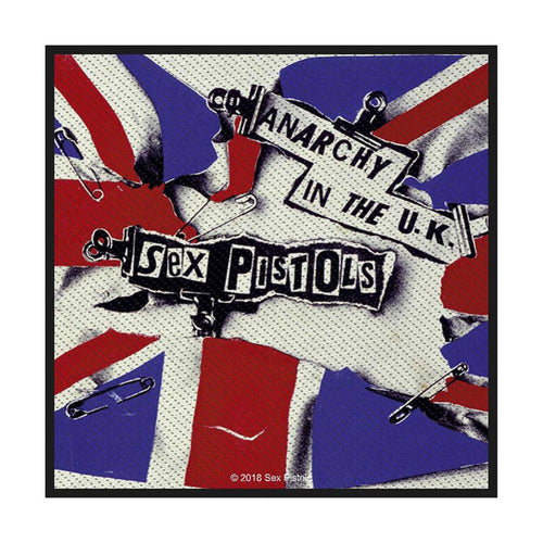 The Sex Pistols Anarchy in the UK Standard Woven Patch