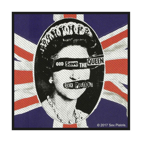 The Sex Pistols God Save The Queen Standard Woven Patch