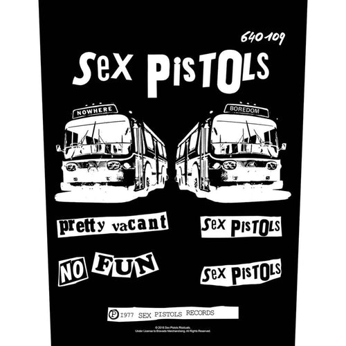 The Sex Pistols Pretty Vacant Back Patch
