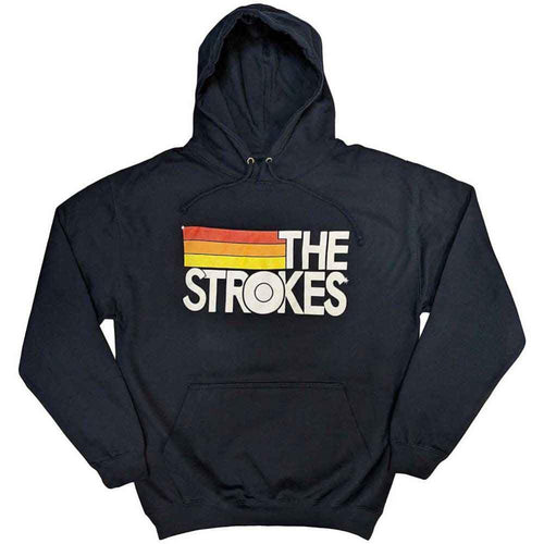 The Strokes Logo & Stripes Unisex Pullover Hoodie