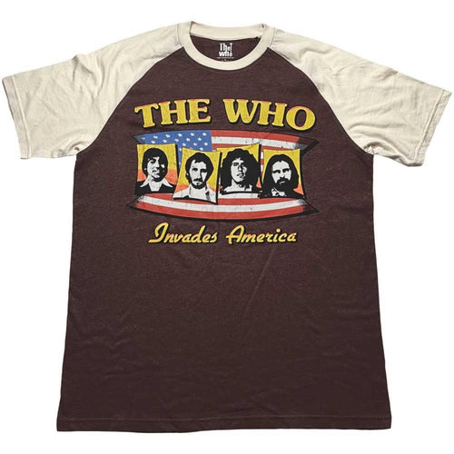The Who Invades America Unisex Raglan T-Shirt