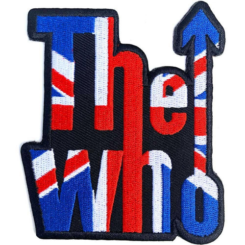 The Who Union Jack Standard Woven Patch