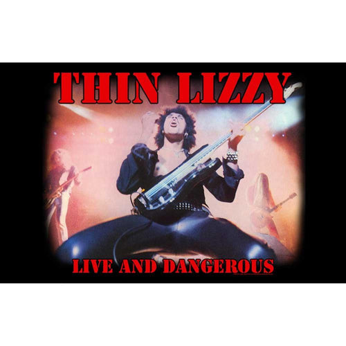 Thin Lizzy Live And Dangerous Textile Poster