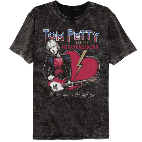 Tom Petty Oh My My Adult Short-Sleeve Mineral Wash T-Shirt