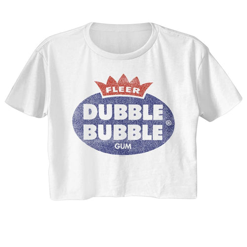 Tootsie Roll Special Order Dubble Bubble Gum Ladies Short-Sleeve Festival Cali Crop