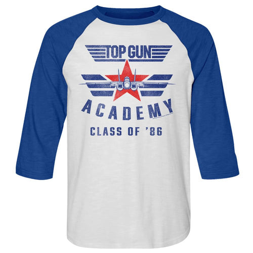 Top Gun Special Order Top Gun Academy 86 Adult 3/4 Sleeve Raglan