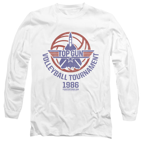 Top Gun Volleyball Tournament Men's 18/1 Cotton Long-Sleeve T-Shirt