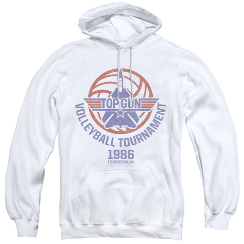 Top Gun Volleyball Tournament Men's Pull-Over 75 25 Poly Hoodie