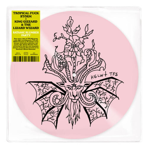 Tropical Fuck Storm And King Gizzard - Satanic Slumber Party - Pink Silkscreened - 12-inch Vinyl