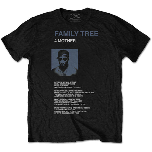 Tupac Family Tree Unisex T-Shirt - Special Order