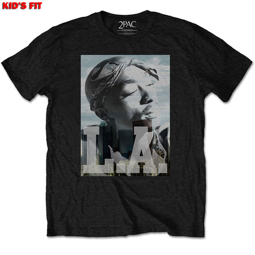 Tupac LA Skyline Kids T-Shirt - Special Order