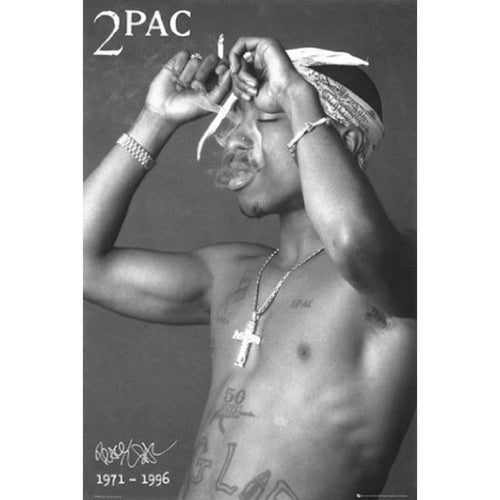 Tupac Shakur Smoke 24 In x 36 In Posters & Prints