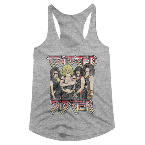 Twisted Sister Special Order Twisted Sister Ladies Slimfit Racerback Tank T-Shirt