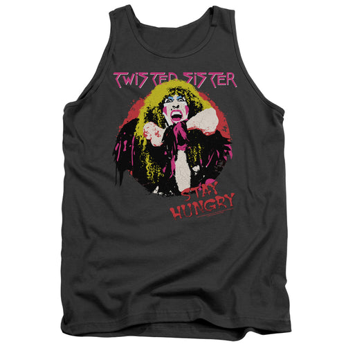 Twisted Sister Stay Hungry Men's 18/1 Cotton Tank Top