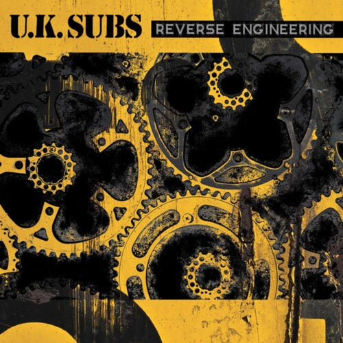UK Subs - Reverse Engineering - Yellow/Black Splatter - Vinyl LP