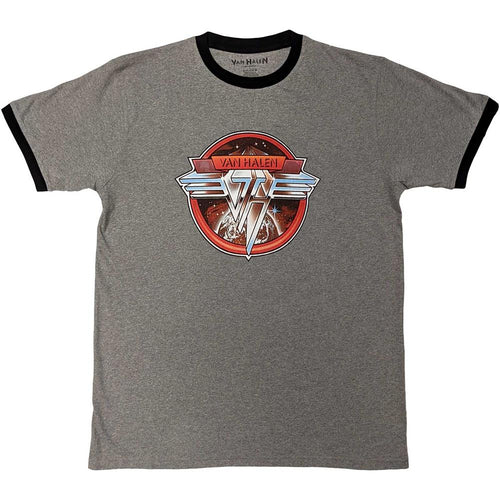 Van Halen Circle Logo Unisex Ringer T-Shirt