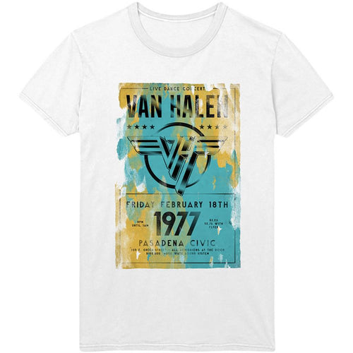 Van Halen Pasadena '77 Unisex T-Shirt
