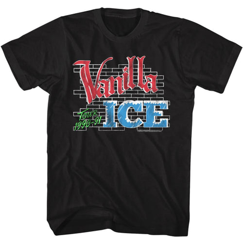 Vanilla Ice Special Order Tour 1990 91 Adult Short-Sleeve T-Shirt