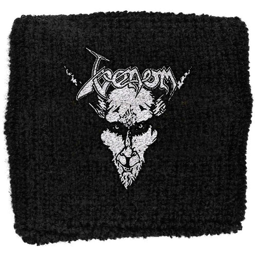 Venom Black Metal Fabric Wristband