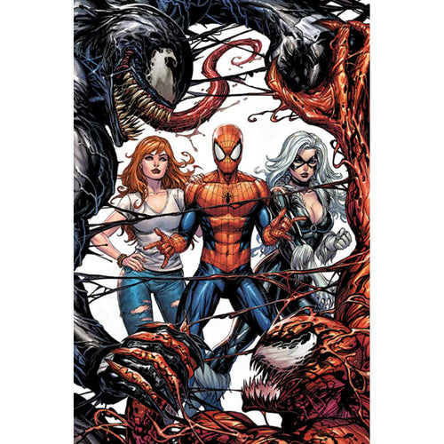 Venom vs Carnage Spider-Man, Mary Jane, Black Cat Poster - 24 In x 36 In