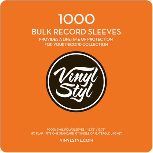 Vinyl Styl 12.75"X12.75" Poly Slv 1000 Bulk Pack