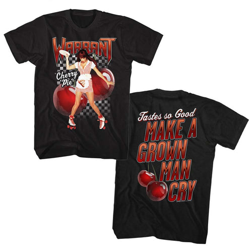 Warrant Special Order Cherry Pie Adult S/S T-Shirt