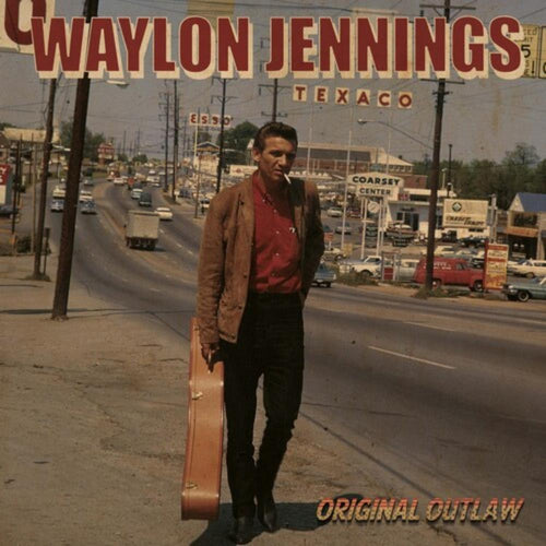 Waylon Jennings / Buddy Holly - Original Outlaw - Red/Gold Splatter - Vinyl LP