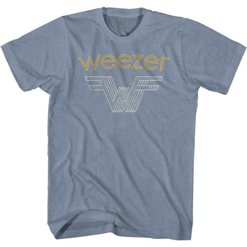 Weezer Special Order Stacked Weezer Adult Short-Sleeve T-Shirt