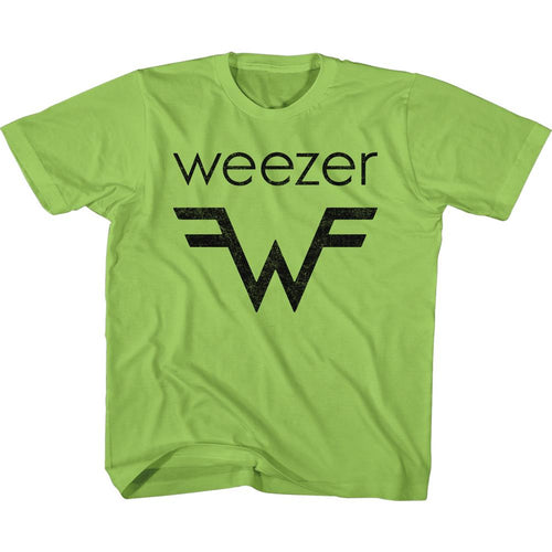 Weezer Special Order Weezer & W Logo Youth Short-Sleeve T-Shirt