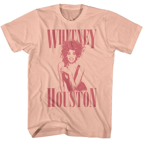 Whitney Houston Monochrome Whit Adult Short-Sleeve T-Shirt