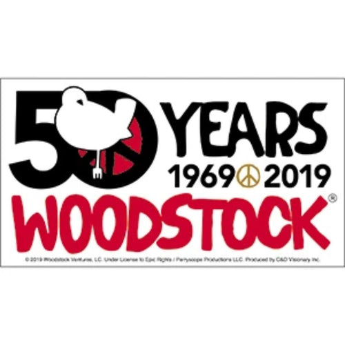 Woodstock 50th Sticker