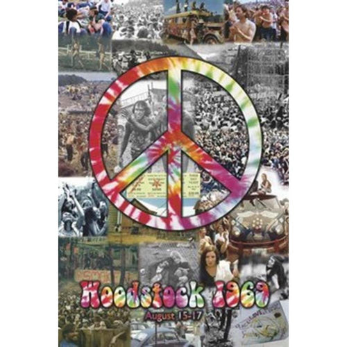 Woodstock Collage Poster - 24 In x 36 In Posters & Prints