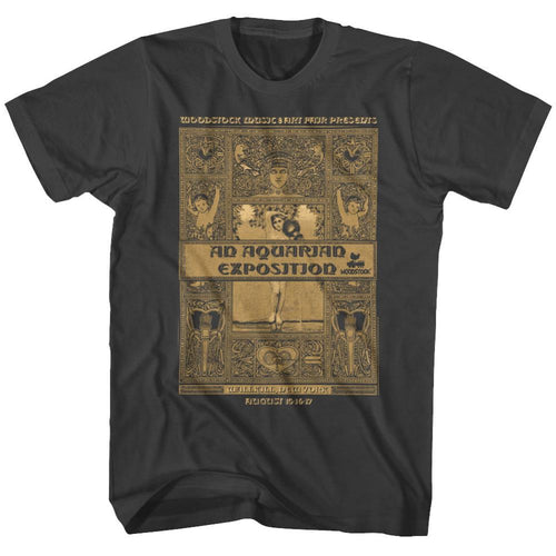 Woodstock Aquarian Expo Adult Short-Sleeve T-Shirt
