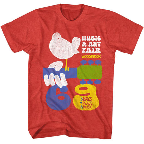Woodstock Music And Art Fair Adult Short-Sleeve T-Shirt