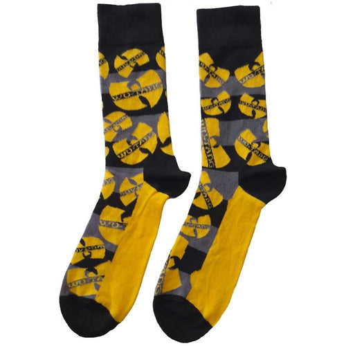 Wu-Tang Clan Logos Yellow Unisex Ankle Socks