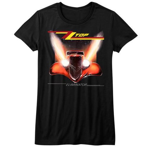 ZZ Top Special Order Eliminator Cover Juniors S/S T-Shirt