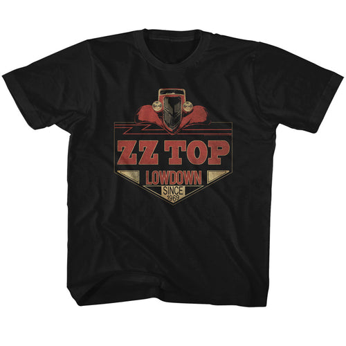 ZZ Top Special Order Lowdown Youth S/S T-Shirt