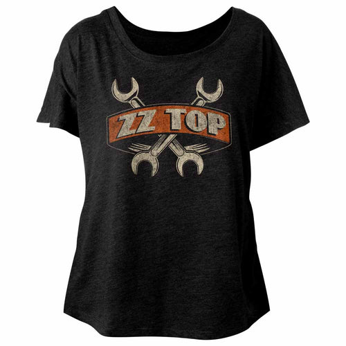 ZZ Top Special Order Wrenches Ladies S/S Dolman